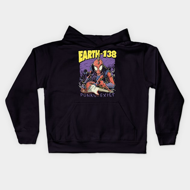 PUNKS EXIST Kids Hoodie by BetMac